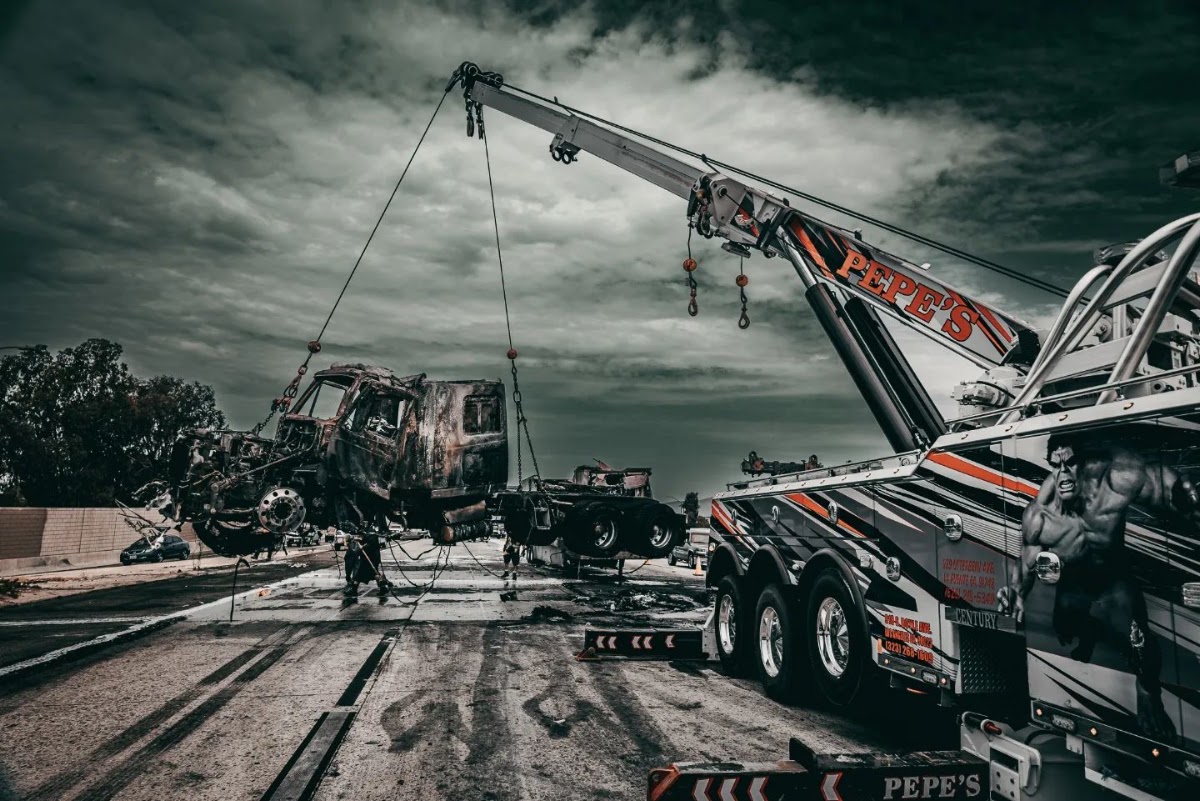 Pepe's Towing Service work
