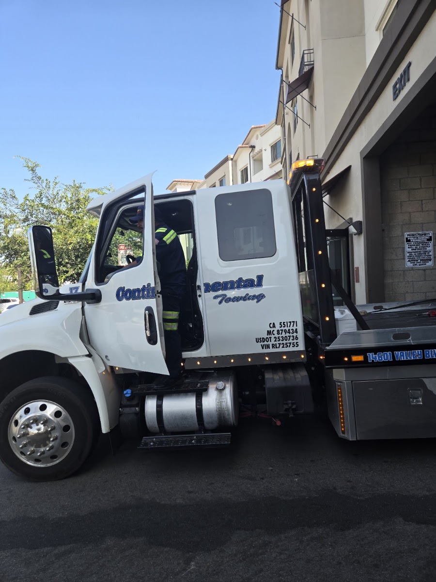 Continental Towing work