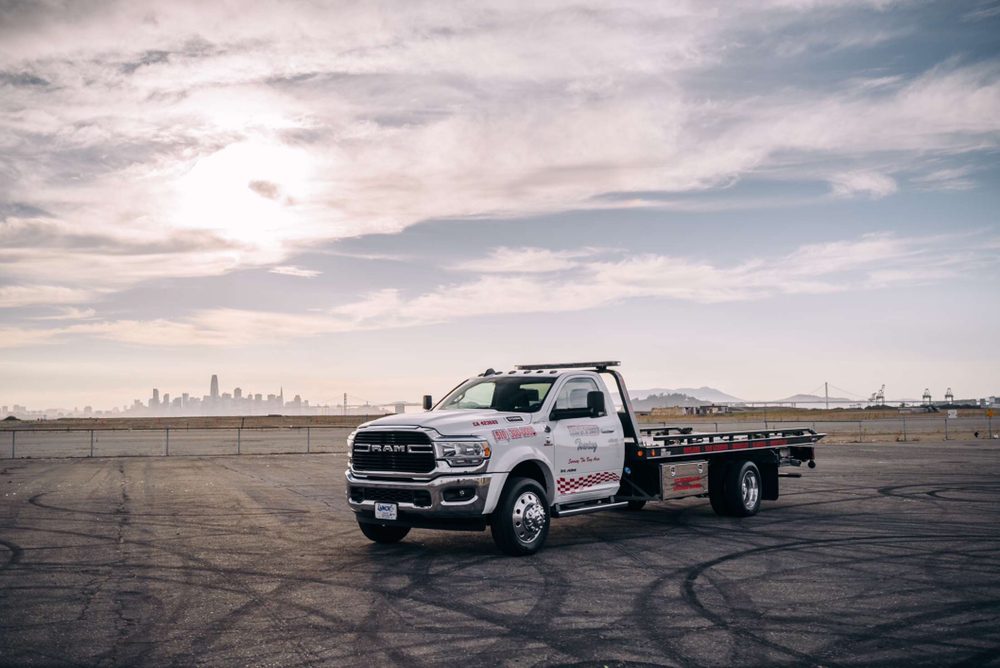 United Towing of Modesto work