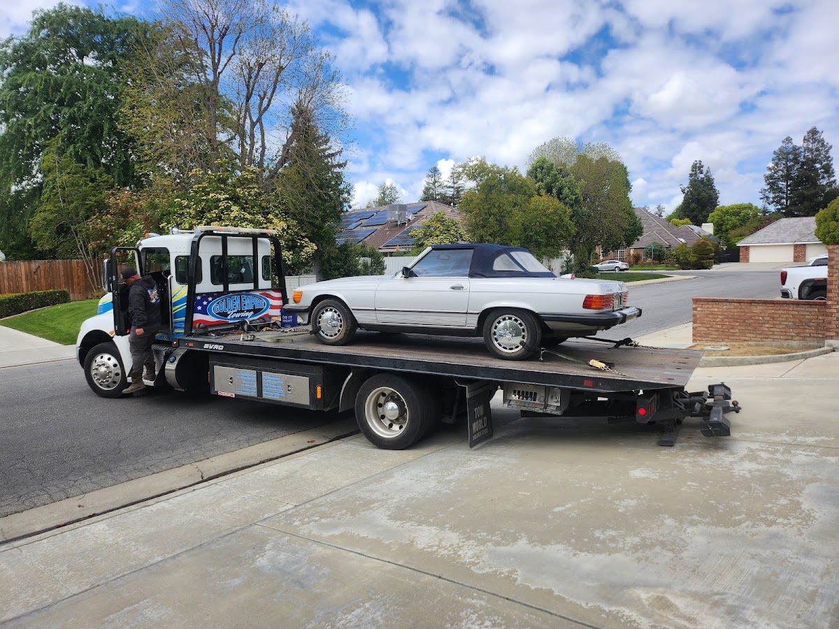 Golden Empire Towing work
