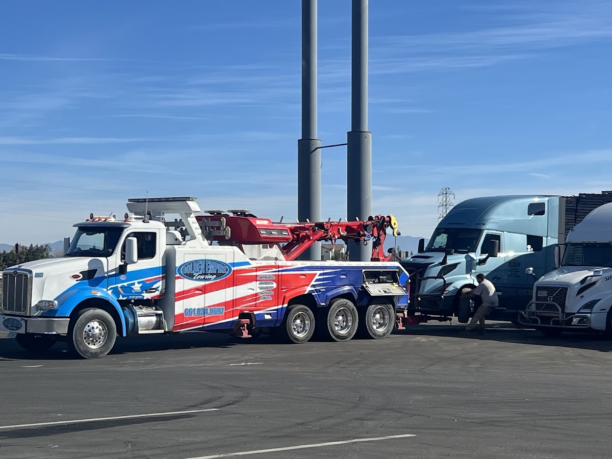 Golden Empire Towing work