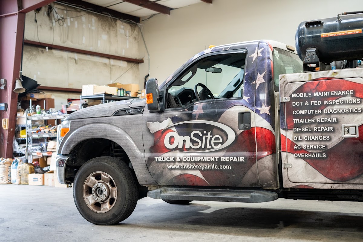Onsite Truck & Equipment Repair work