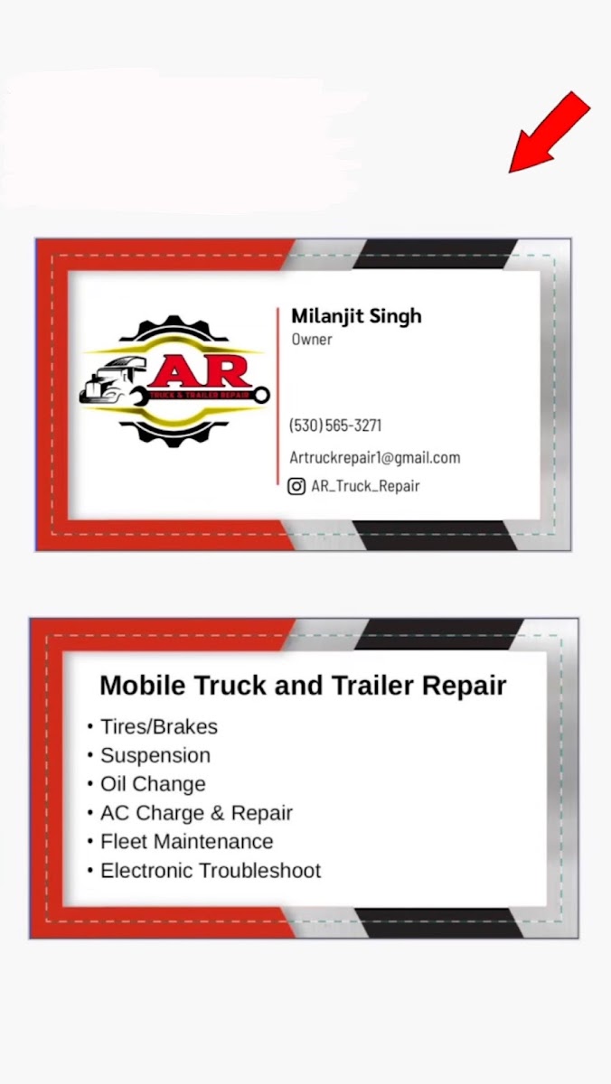 A R Truck and Trailer Repair work